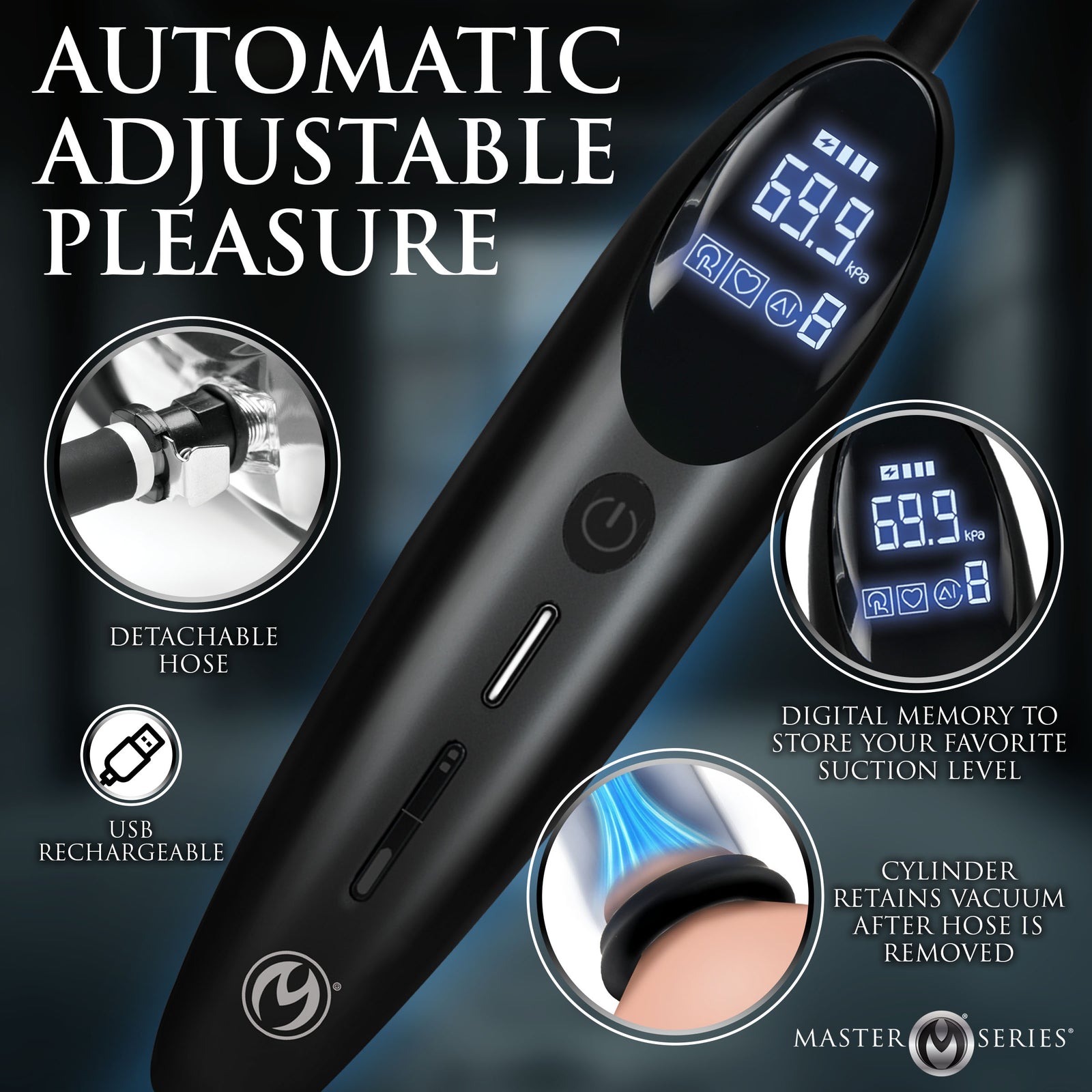 Rosebud Driller Deluxe Set Vibrating Silicone Rosebud Pump