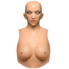 Sexy Skin Suit Silicone Head, Face & C Cup Breasts