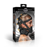 Lockable Head Harness with Muzzle