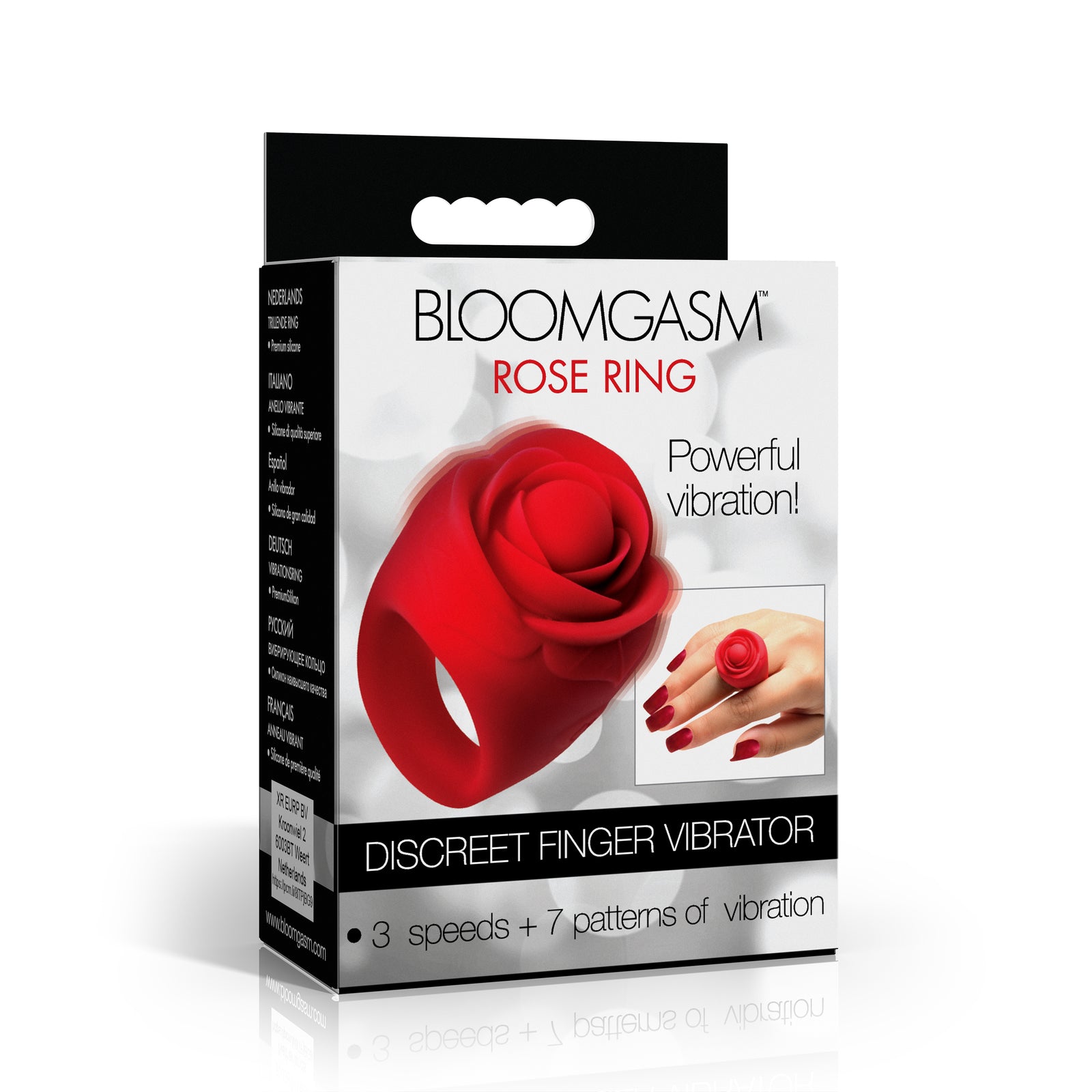 Rose Ring Discreet Finger Vibrator