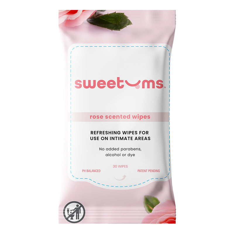 Sweetums Scented Wipes-Rose