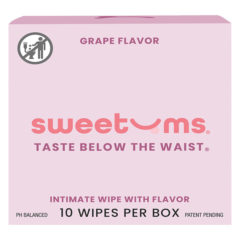 Sweetums Flavored Wipes-Grape