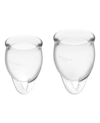 Satisfyer Feel Confident Menstrual Cup - Transparent