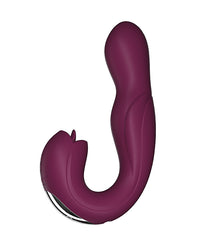 Joi Pro Rotating Head G-Spot Vibrator Clit Licker w/Remote - Purple