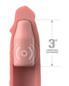 Fantasy X-tensions Elite Sleeve Vibrating 3 Inch Plug w/Remote - Light