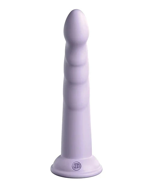 Dillio Platinum 7; Slim Seven Silicone Dildo - Purple