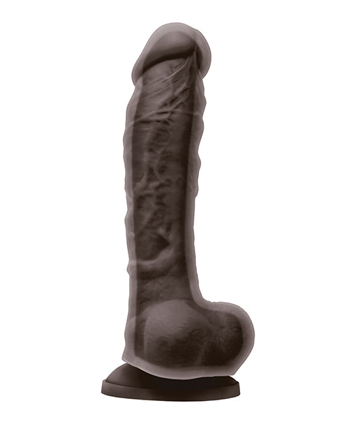 Colours Dual Density 8 Dildo - Dark Brown