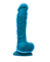 Colours Dual Density 8; Dildo - Blue