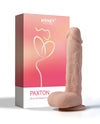 Paxton App Controlled Realistic 7.5; Thrusting Dildo Vibrator - Ivory