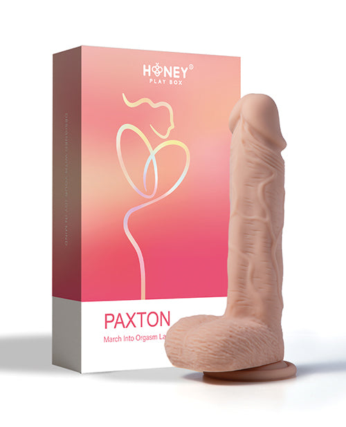 Paxton App Controlled Realistic 7.5; Thrusting Dildo Vibrator - Ivory