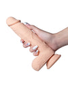 Paxton App Controlled Realistic 7.5; Thrusting Dildo Vibrator - Ivory