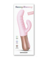 Love to Love Sassy Bunny Thrusting G-Spot Rabbit - Baby Pink