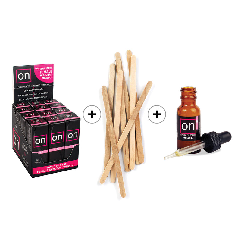 Sensuva ON for Her Arousal Oil Lite 5ml * 12 Unit Refill Kit