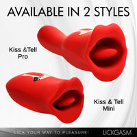 Kiss and Tell Mini Kissing and Vibrating Clitoral Stimulator