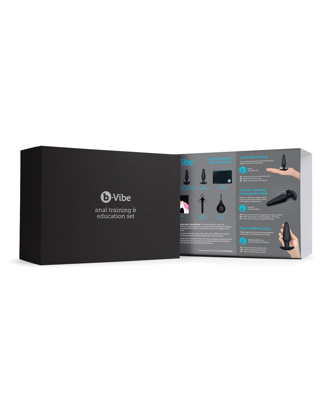 b-Vibe Anal Education Set - Black