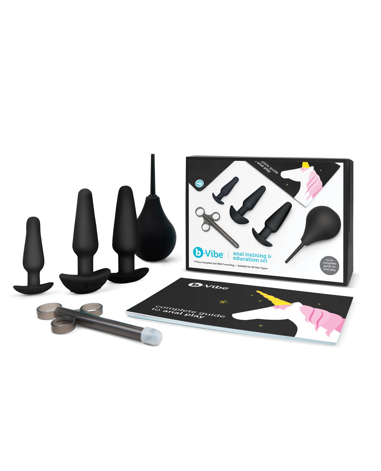 b-Vibe Anal Education Set - Black