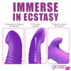 Blaster 7X Thrusting Silicone Rabbit Vibrator - Purple