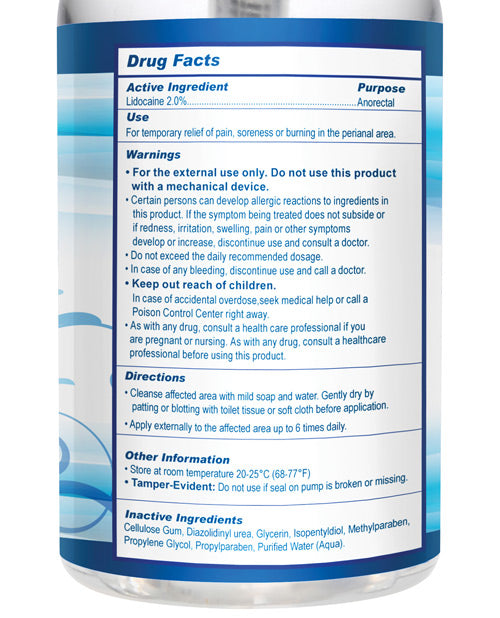 CleanStream Relax Desensitizing Anal Lube - 17 oz